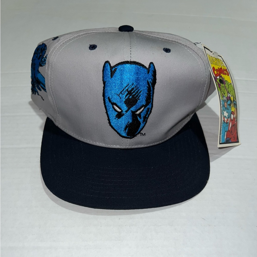 New Rare Vintage 1993 Black Panther Marvel Comics American Needle Hat